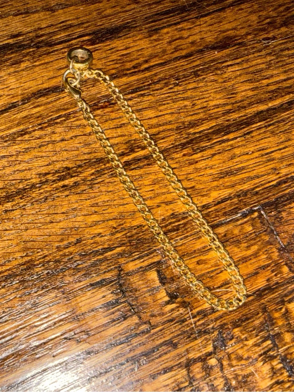 Gold A.P.C. Minimalist Chain Bracelet